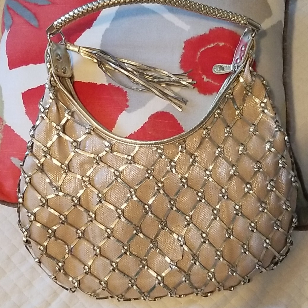 Tiannl UNIQUE MACRAME HOBO TYPE BAG